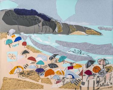 Print of Illustration Beach Collage by Sellvida - Silviya Georgieva