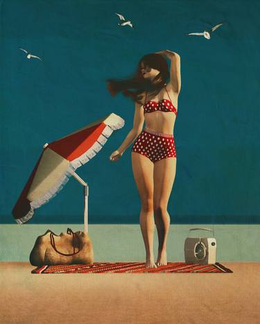Print of Beach Digital by Jan Keteleer