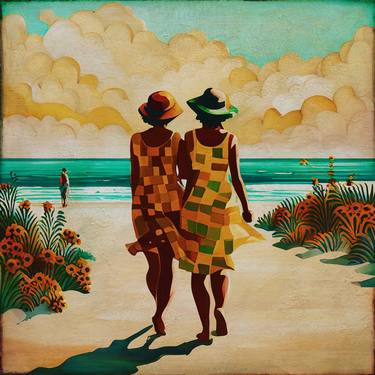 Original Contemporary Beach Digital by Jan Keteleer