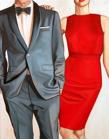 Original Figurative People Paintings by Charlotte P