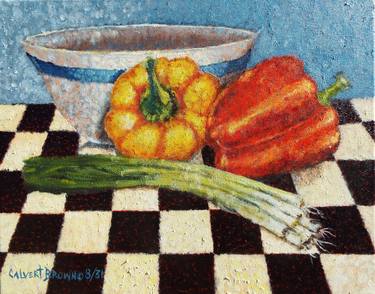 Original Impressionism Food & Drink Paintings by Calvert Brown