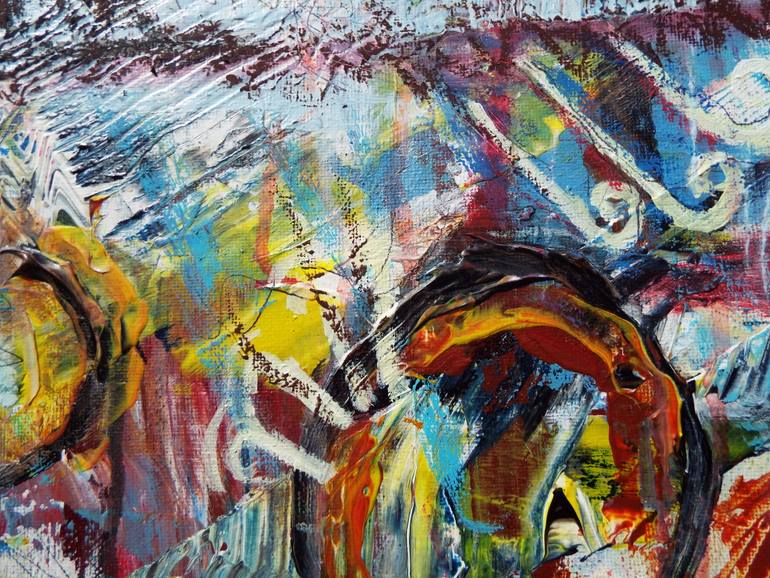 Original Abstract Expressionism Abstract Painting by Calvert Brown