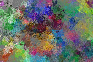 Print of Abstract Digital by Kalaidar Kalkabaev