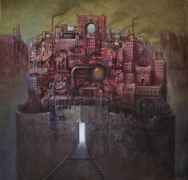 Original Architecture Paintings by maciej wierzbicki