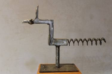 Original Abstract Animal Sculpture by Kurt Schultz