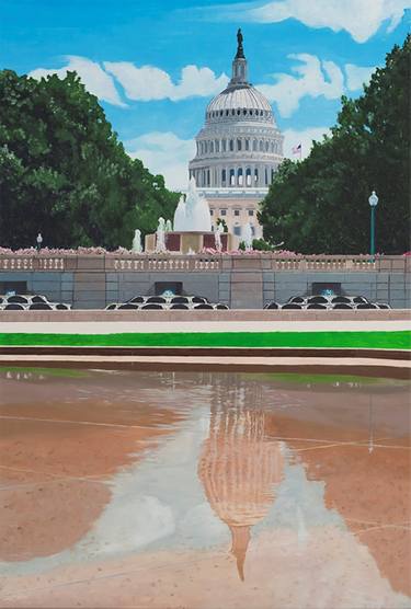 Original Realism Architecture Paintings by robert steinem