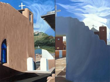 Original Realism Architecture Paintings by robert steinem