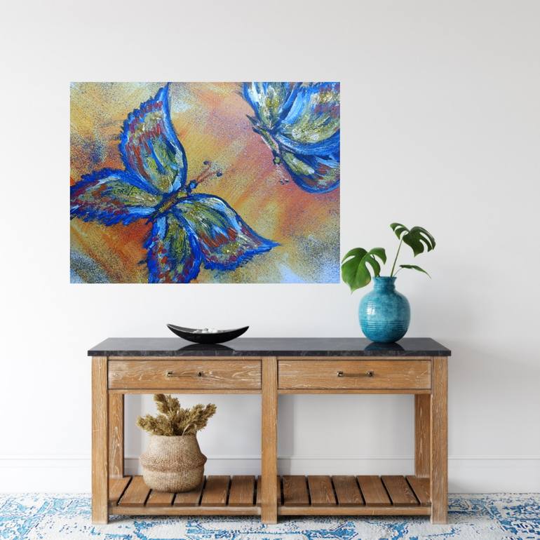Original Abstract Expressionism Botanic Painting by Irina Minevich