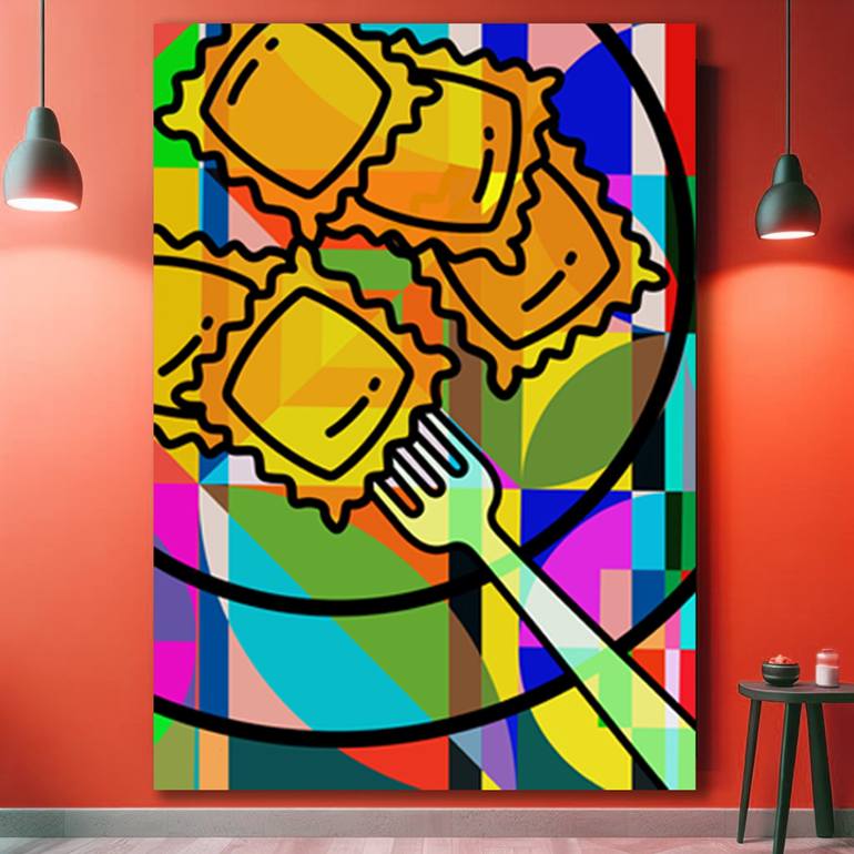 Original Pop Art Food & Drink Digital by Stuart Hicking