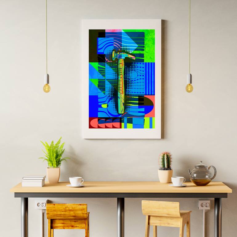 Original Abstract Expressionism Pop Culture/Celebrity Digital by Stuart Hicking
