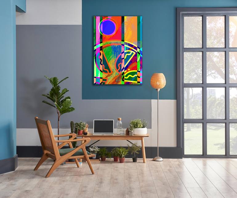 Original Algorithmic Abstract Digital by Stuart Hicking