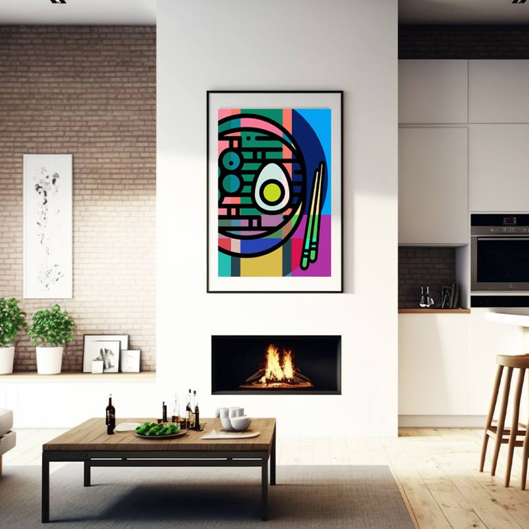 Original Geometric Home Digital by Stuart Hicking