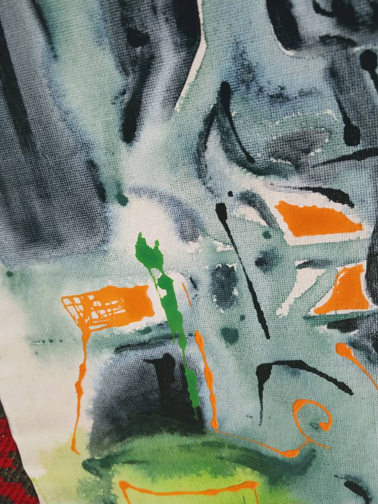 Original Contemporary Abstract Painting by Nushan Jannat Ferdous