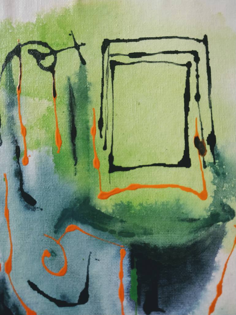 Original Contemporary Abstract Painting by Nushan Jannat Ferdous