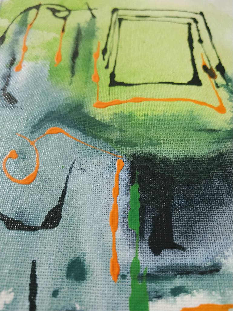 Original Contemporary Abstract Painting by Nushan Jannat Ferdous