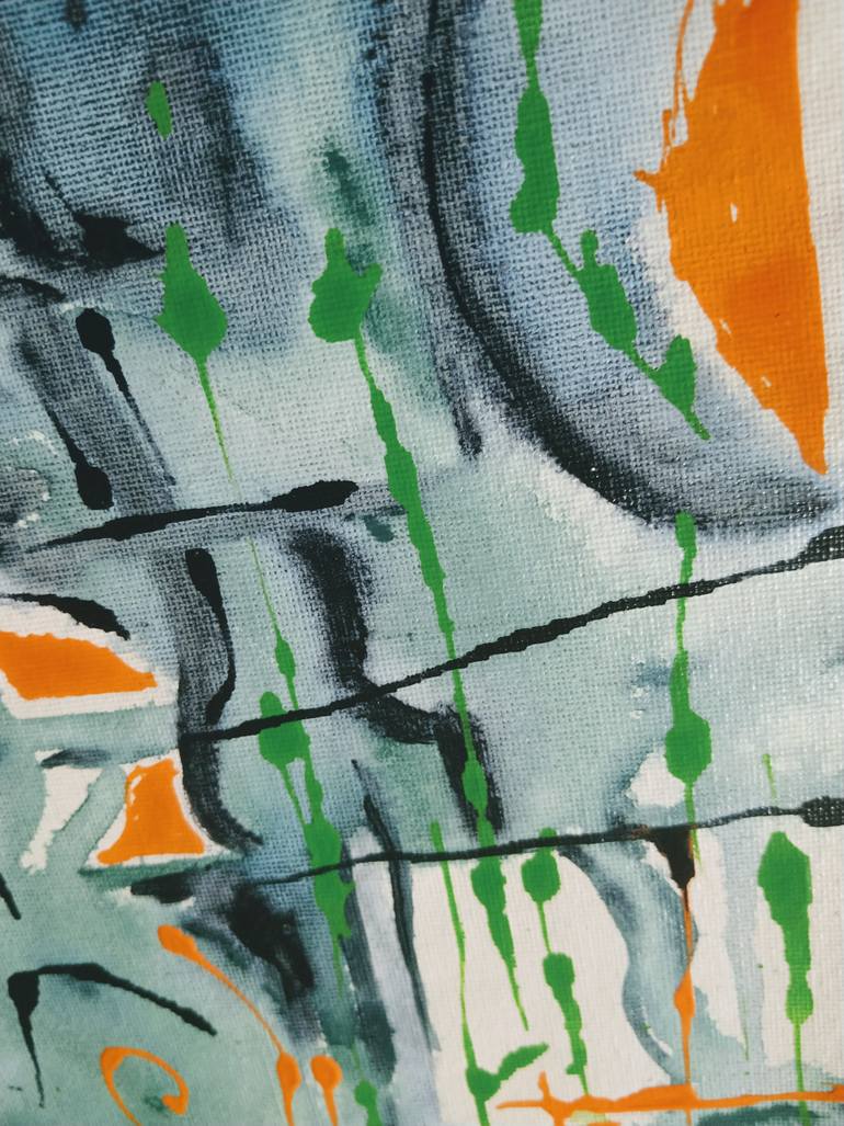 Original Contemporary Abstract Painting by Nushan Jannat Ferdous
