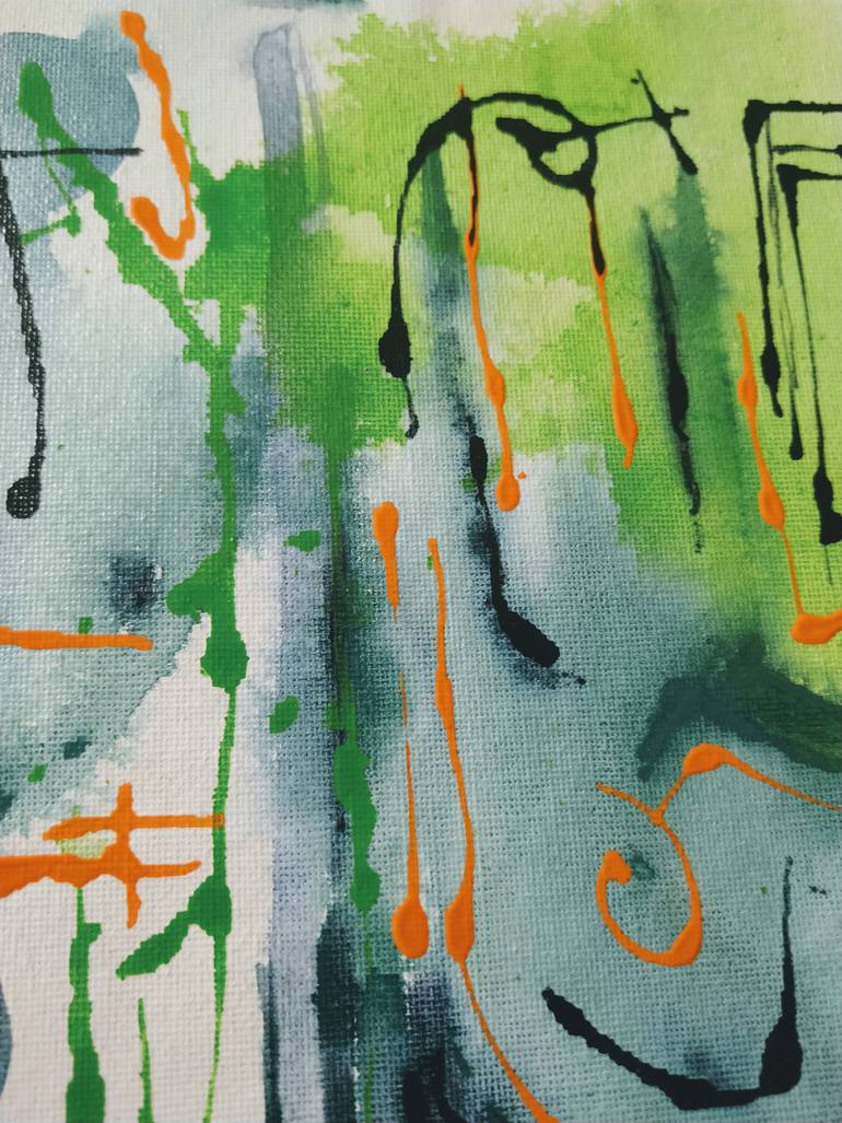 Original Contemporary Abstract Painting by Nushan Jannat Ferdous