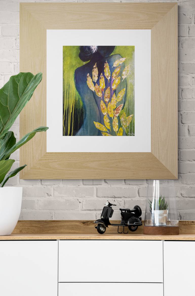 Original Figurative Abstract Painting by Nushan Jannat Ferdous