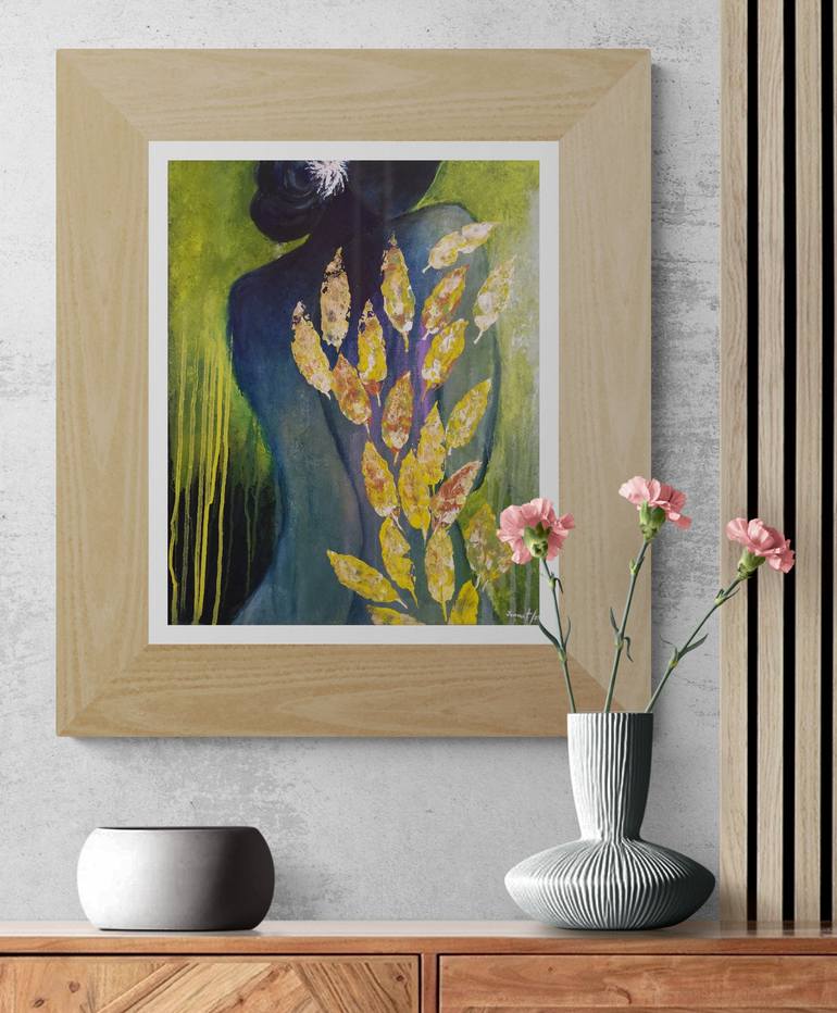 Original Figurative Abstract Painting by Nushan Jannat Ferdous