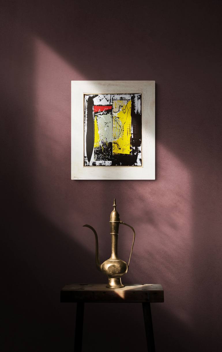 Original Abstract Expressionism Abstract Painting by Nushan Jannat Ferdous