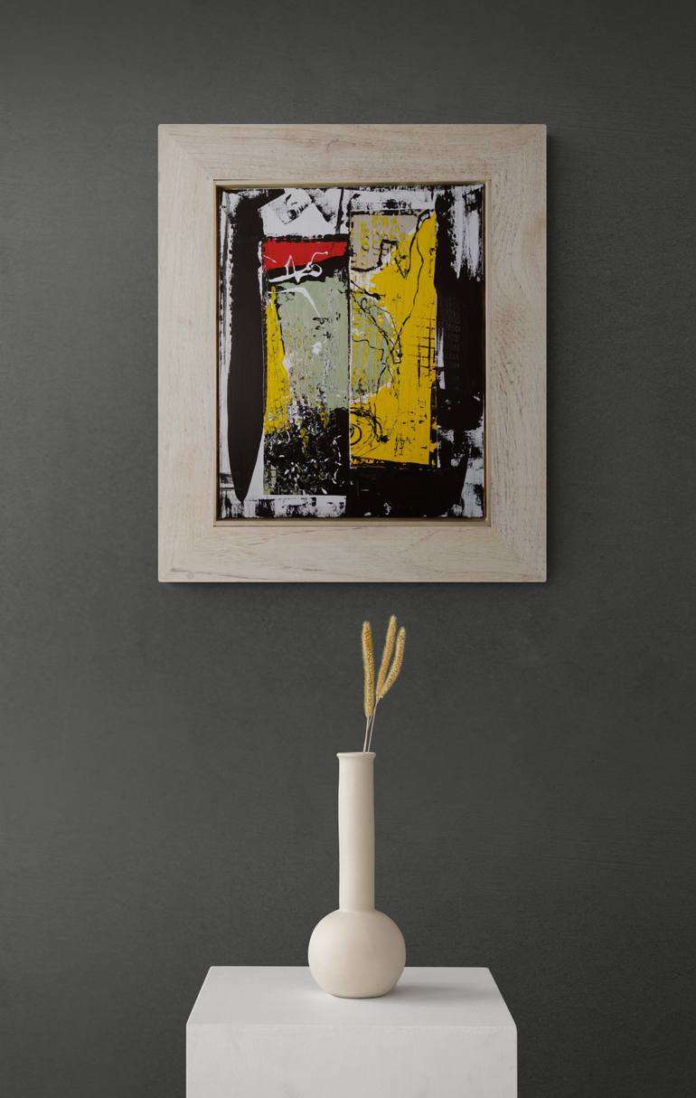 Original Abstract Expressionism Abstract Painting by Nushan Jannat Ferdous