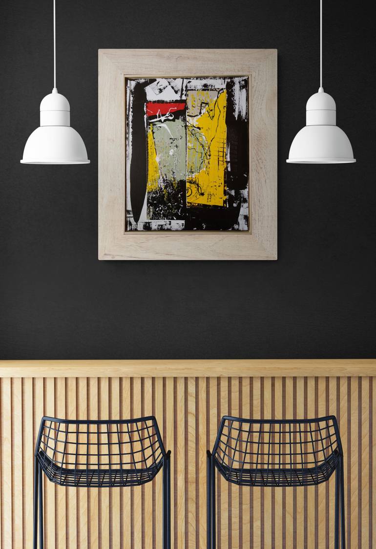 Original Abstract Expressionism Abstract Painting by Nushan Jannat Ferdous