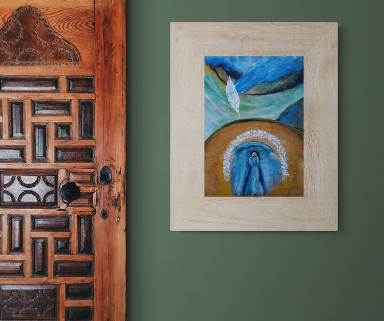 Original Contemporary Abstract Painting by Nushan Jannat Ferdous