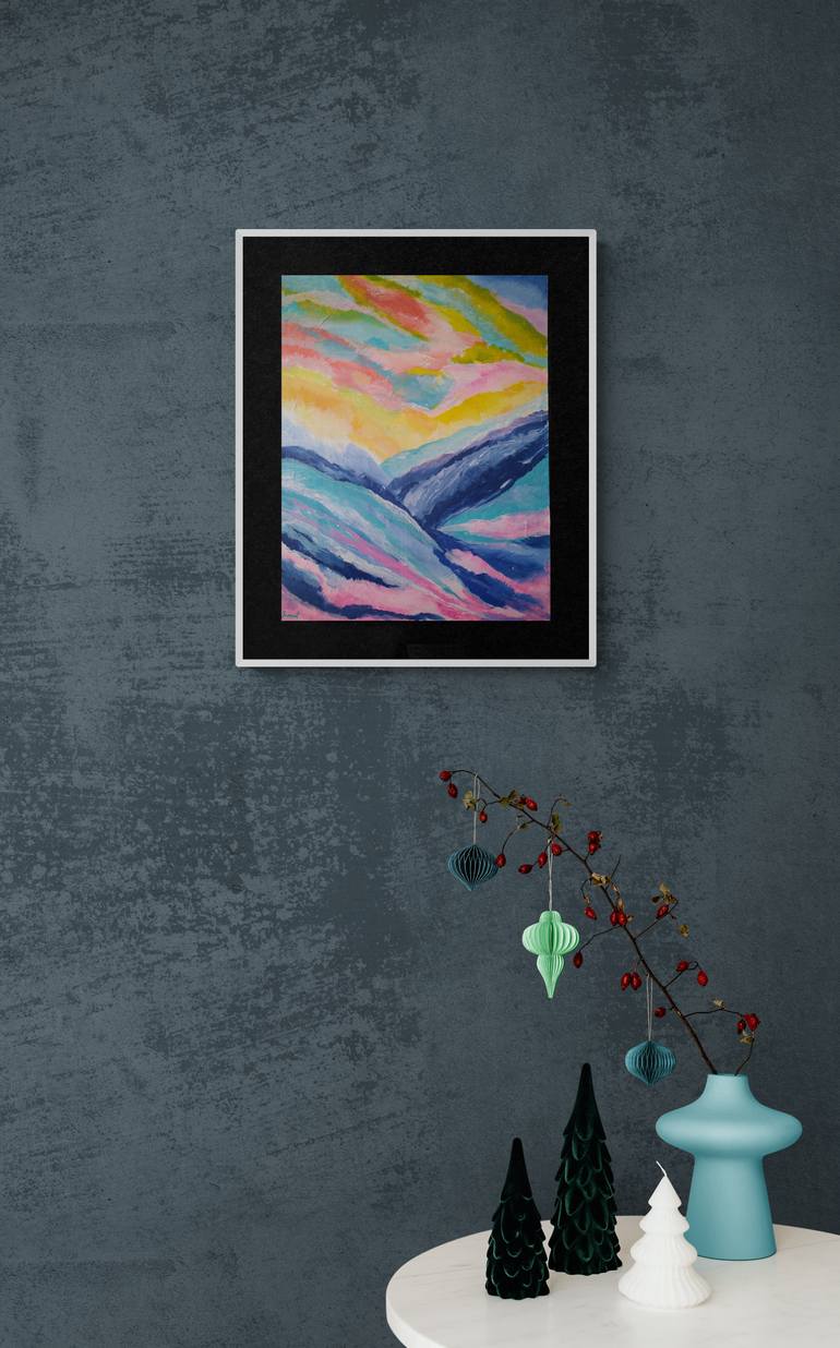 Original Expressionism Abstract Painting by Nushan Jannat Ferdous