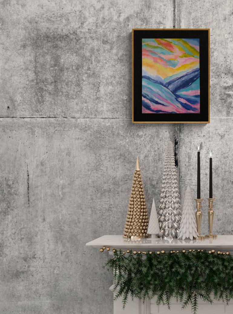 Original Expressionism Abstract Painting by Nushan Jannat Ferdous