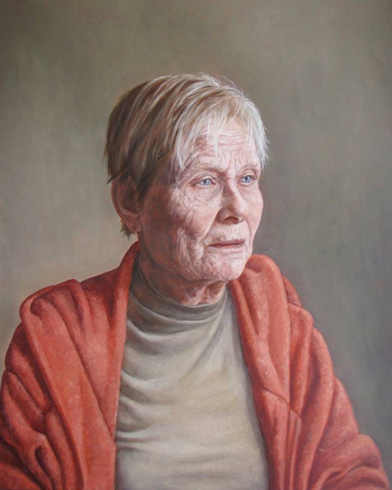 Portrait of Eileen Painting by Michelle Ranta | Saatchi Art