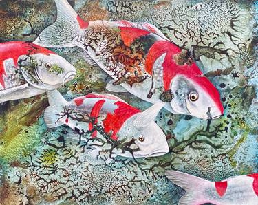 Print of Figurative Fish Paintings by Edward Joseph