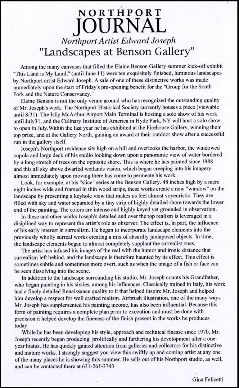 Original Figurative Animal Painting by Edward  Joseph