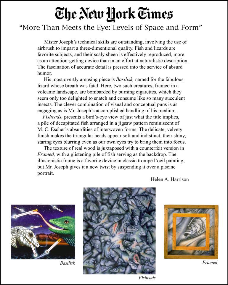 Original Abstract Animal Painting by Edward  Joseph