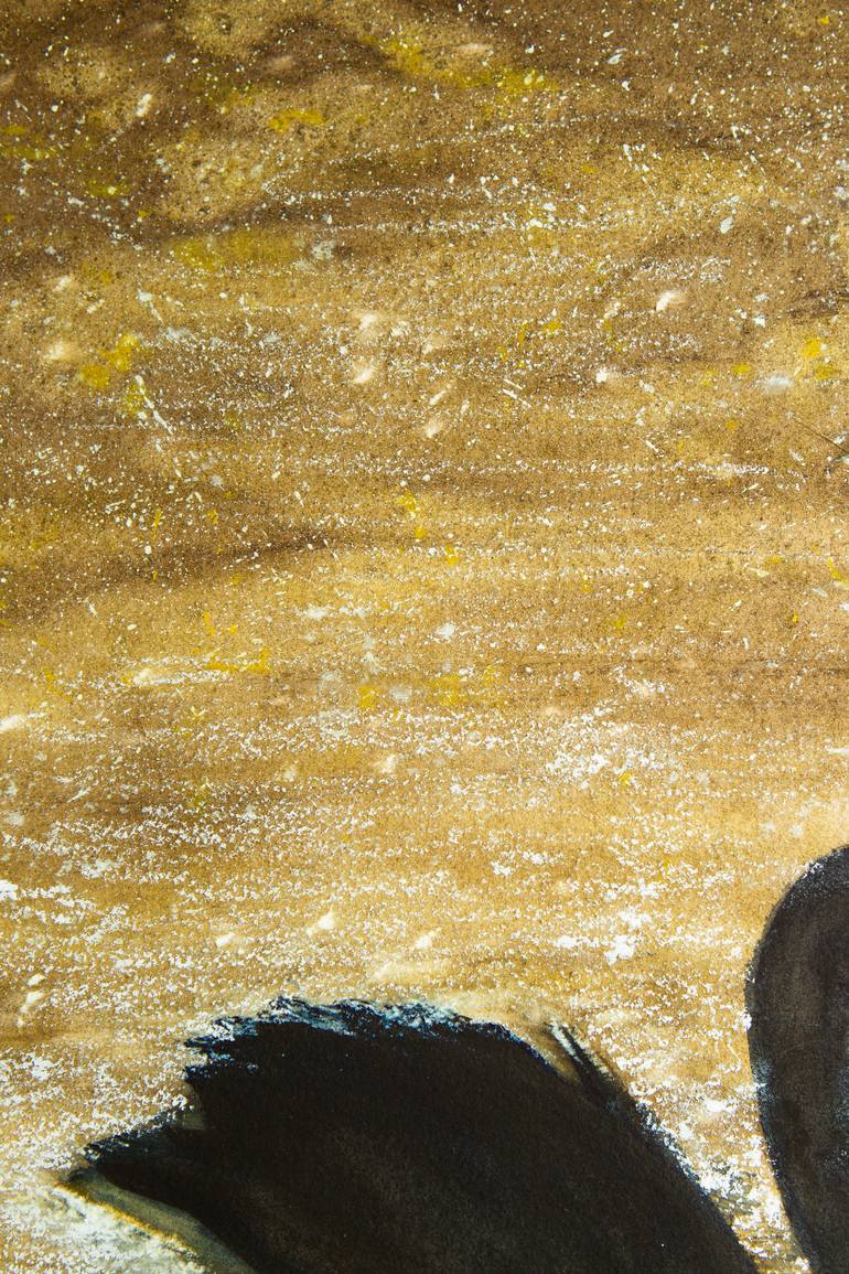 Original Impressionism Animal Painting by Viktoria Gaman