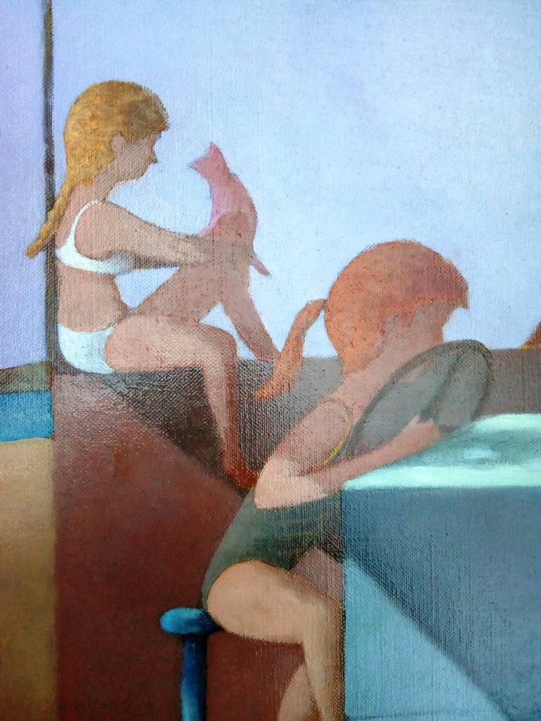 Original Contemporary Beach Painting by Antonio Alberti