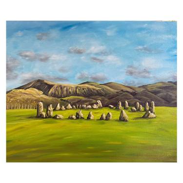 Original Fine Art Landscape Painting by Wardlow And Grace