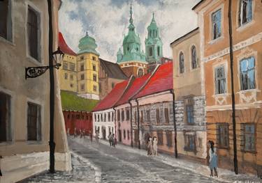 Wawel Castle from Kanonicza street, Cracow thumb