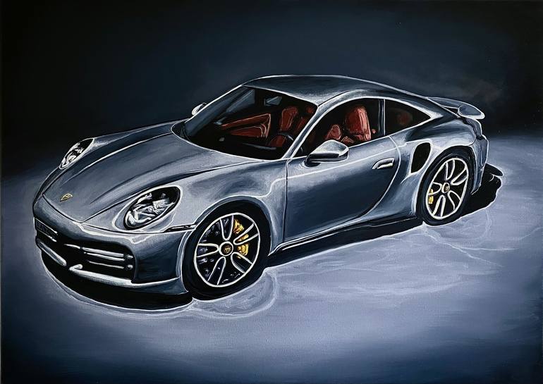 Porsche 911 turbo S Painting by Olena Dmytrenko Saatchi Art