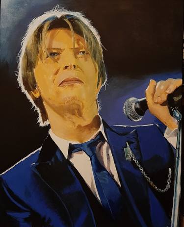Print of Fine Art Celebrity Paintings by Colin Gee