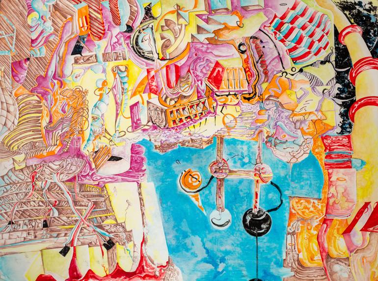 Original Contemporary Abstract Painting by James Lightbourne