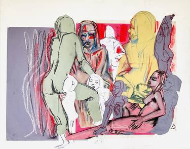 Print of Body Collage by Sylvietta Art