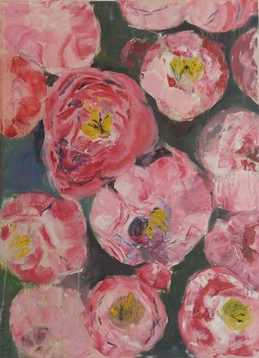 Print of Expressionism Floral Paintings by Nina Vasylieva