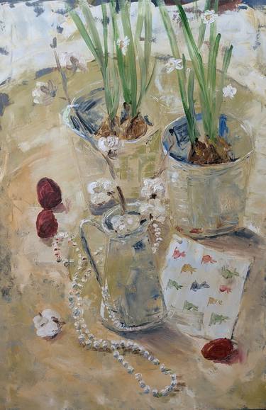 Print of Expressionism Still Life Paintings by Nina Vasylieva