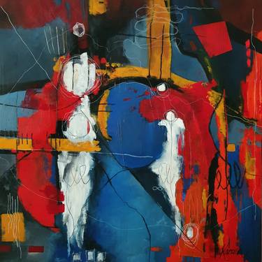 Original Abstract Expressionism Abstract Paintings by Karnish Art