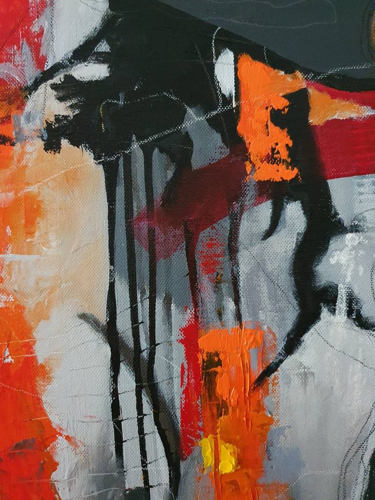 Original Abstract Expressionism Abstract Painting by Karnish Art