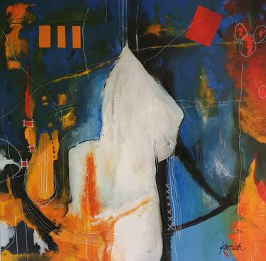 Original Abstract Expressionism Abstract Paintings by Karnish Art