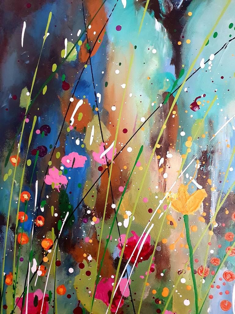 Original Floral Painting by Karnish Art