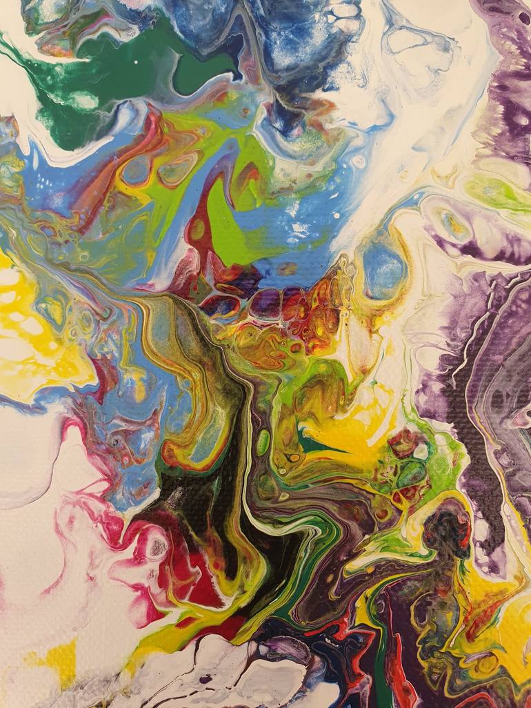 Original Abstract Expressionism Abstract Painting by Karnish Art