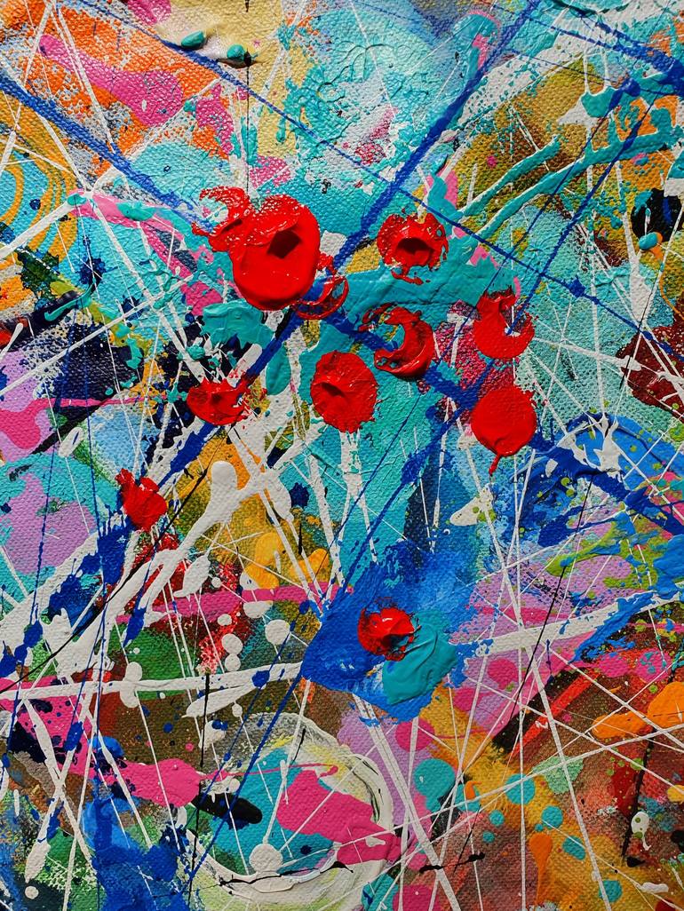 Original Abstract Expressionism Abstract Painting by Karnish Art