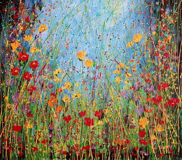 Original Floral Paintings by Karnish Art